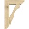 Ekena Millwork Balboa Slat Rough Sawn Bracket w/ Offset Brace, Douglas Fir, 8"W x 26"D x 38"H BKT0806X26X38BOA06RDF - alternate 2